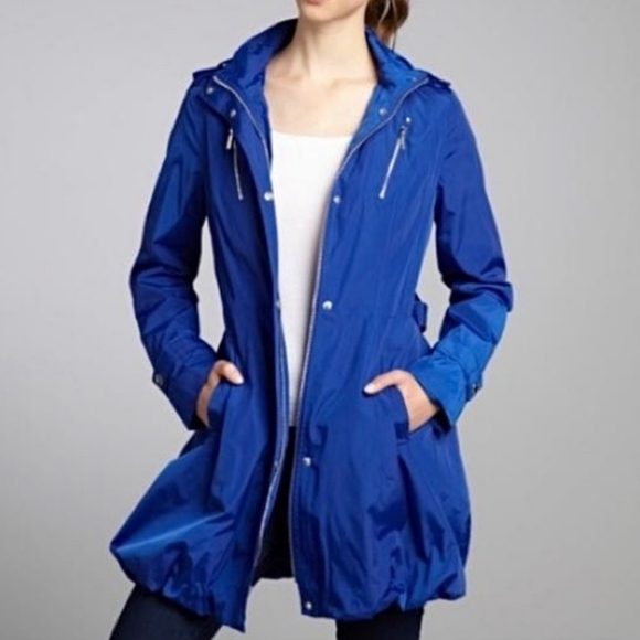 Laundry by Shelli Segal Bubble hem Rain jacket - Picture 2 of 8